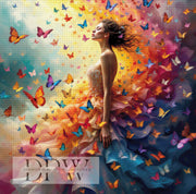 Essaim de Papillons by QN, mit 340 Farben