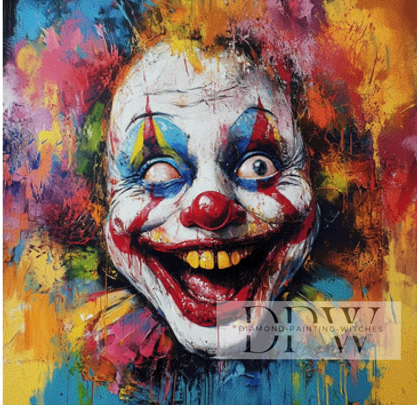 Clowni by Guardian Angel, 90x90 mit 320 Farben DPW-142