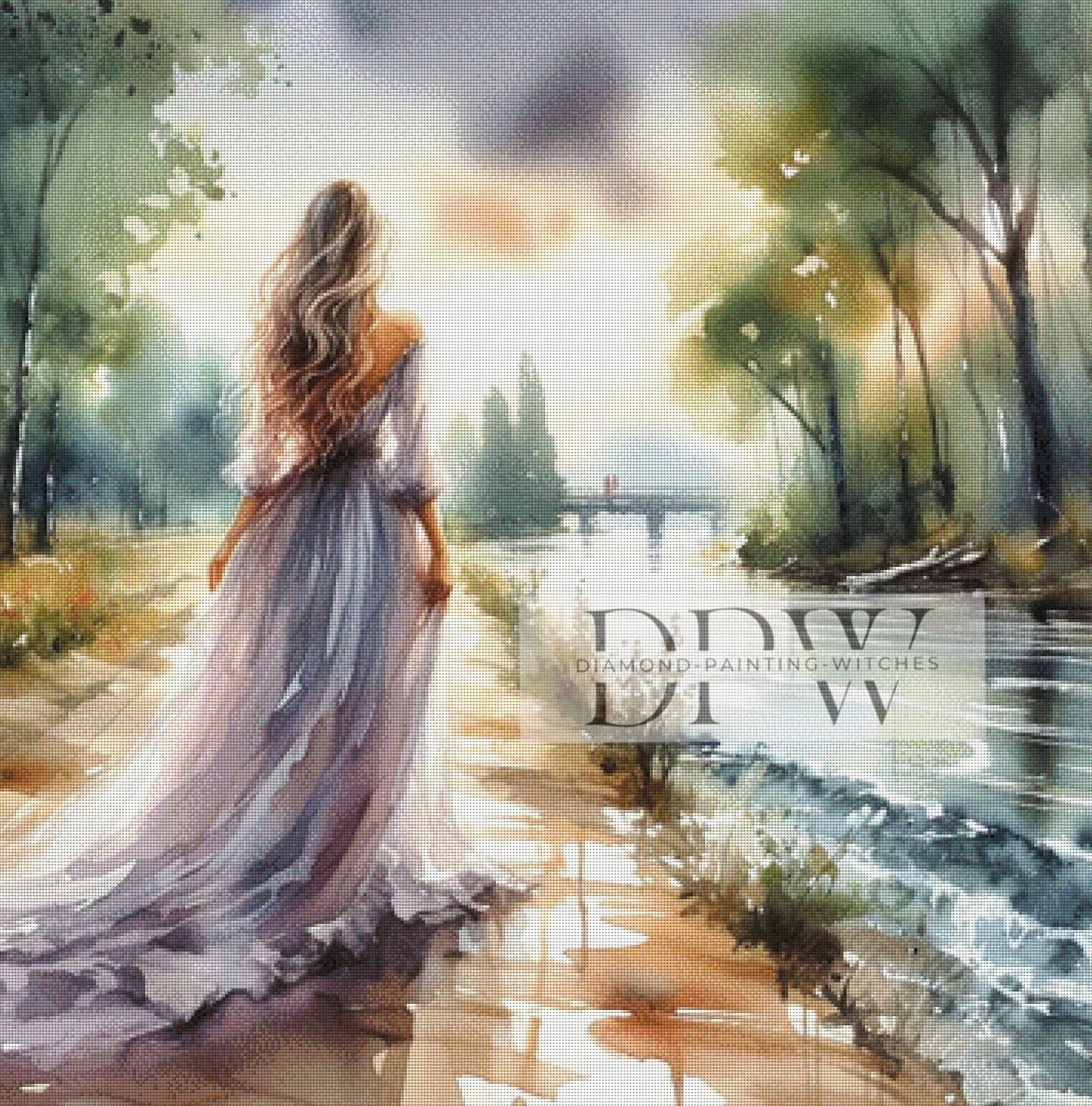 Eins mit der Natur by Guardian Angel, 90x90 mit 180 Farben DPW-208