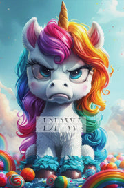 Das bockige Einhorn, mit 415 Farben