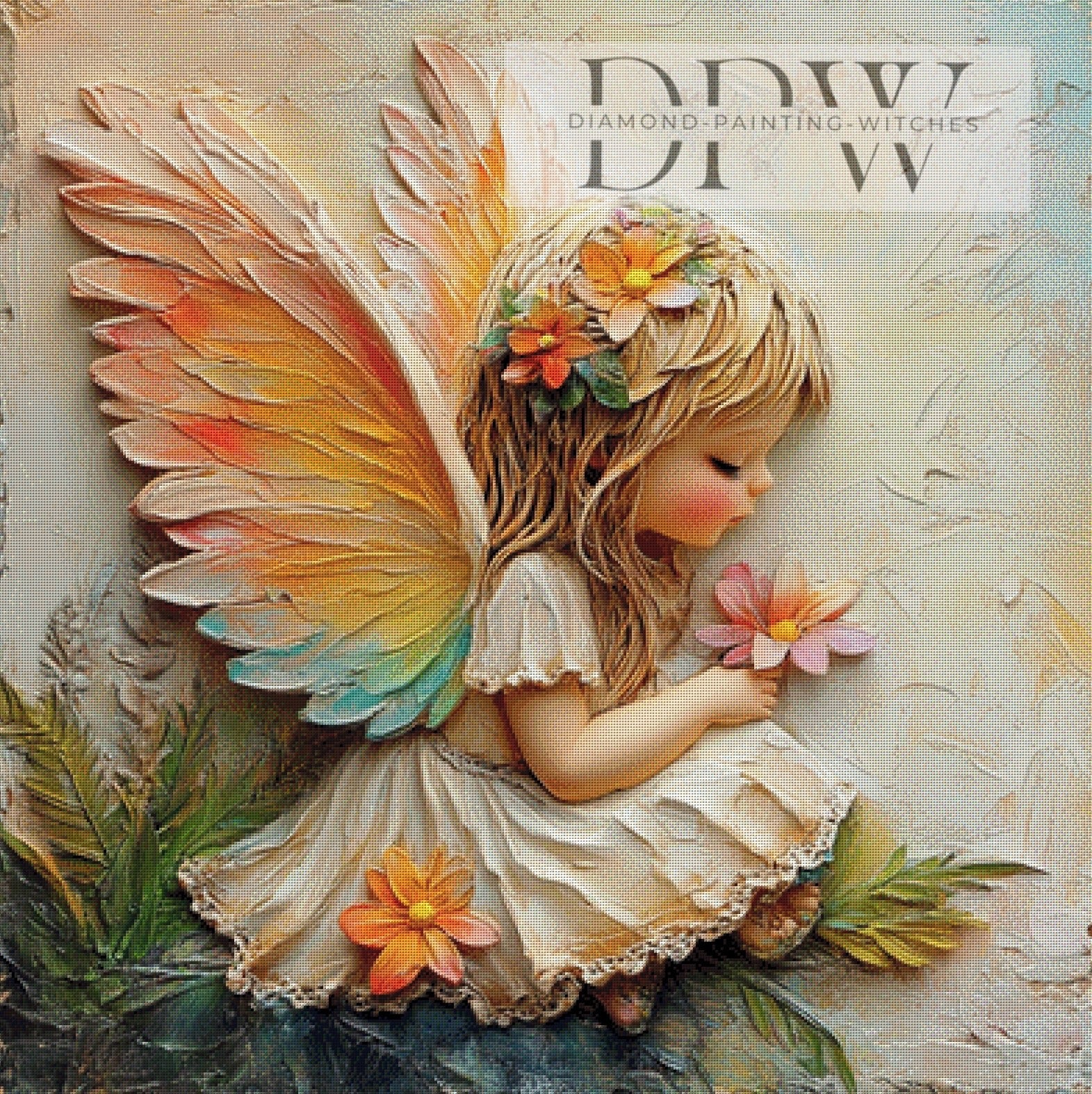 Little Angel by Guardian Angel, 100x100 mit 260 Farben