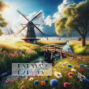 Mühle am Bach by Sunshine, mit 320 Farben
