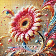 Gerbera Splash by Sunshine, mit 340 Farben